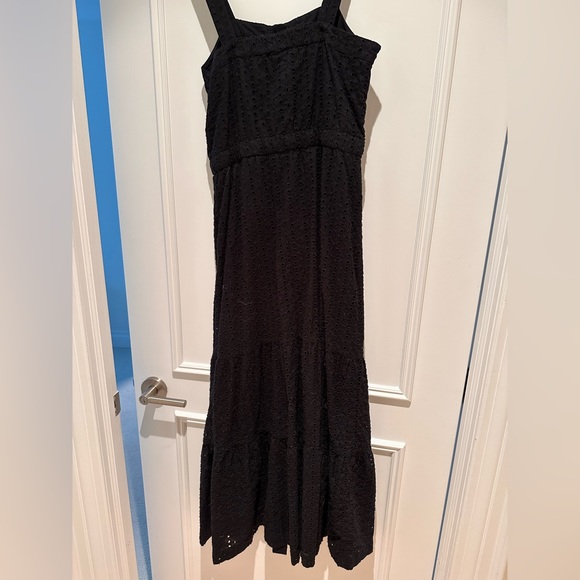 Black GAP Eyelet MIDI Dress - Picture 4 of 5